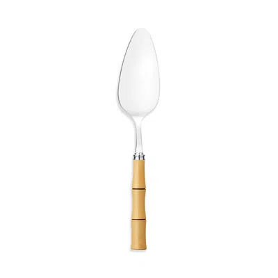 Capdeco Byblos Clear Wood Cake Server In Multi