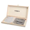 Capdeco Conty Box Of Steak Knives, Set Of 6 In Gray