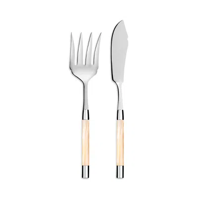 Capdeco Conty Collection Fish Servers In White