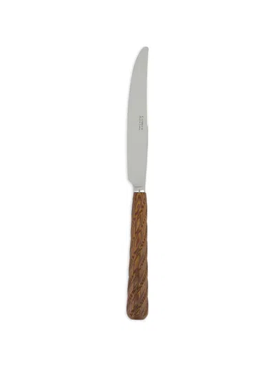 Capdeco Ellipse Dessert Wooden Knife In Brown