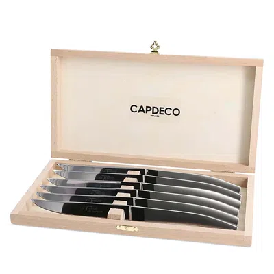 Capdeco Le Thiers Steak Knives, Set Of 6 In Black