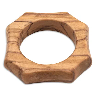 Capdeco Napkin Ring In Brown