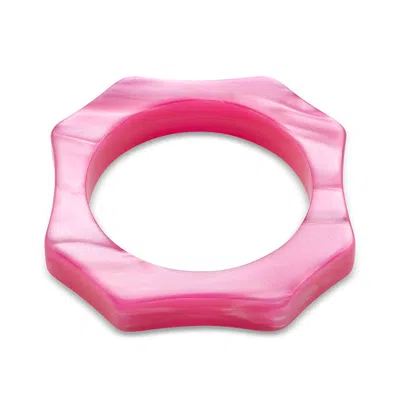 Capdeco Napkin Ring In Pink