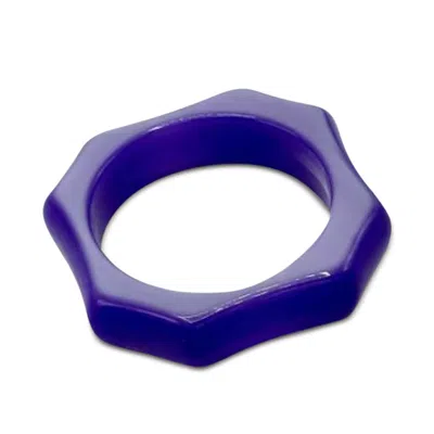 Capdeco Napkin Ring In Purple