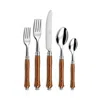 Capdeco Pluton 5 Piece Place Setting In Brown