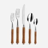 Capdeco Pluton 5 Piece Place Setting In Brown