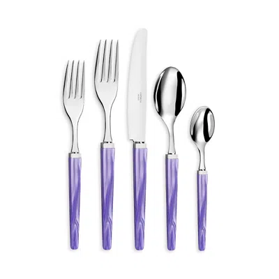 Capdeco Quio 5 Piece Place Setting In Purple