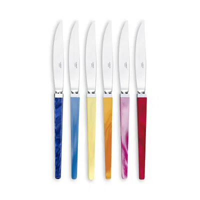 Capdeco Quio Steak Knives, Set Of 6 In Multi