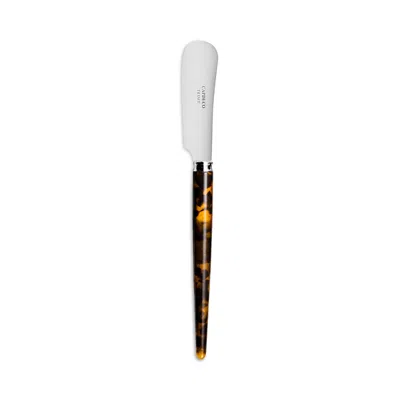 Capdeco Tang Tortoise Butter Spreader In Brown