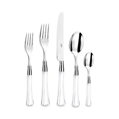 Capdeco Venus 5 Piece Crystal Place Setting In Silver