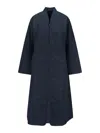 Cape Coat In Blue