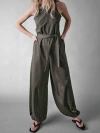 Cape Cove Sia Hareem Jumpsuit In Brown