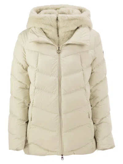 Cape Horn Alvarez Chevron-quilted Down Jacket In White