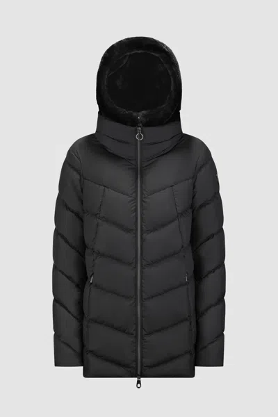 Cape Horn Alvarez Matt Quilted Jacket In Black