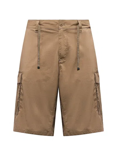 Cape Horn Cobre Button-fastening Cargo Shorts In Brown