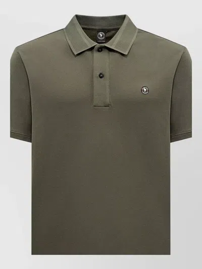 Cape Horn Haberton Mens Polo Collar Short Sleeves In Green