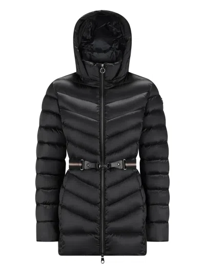 CAPE HORN HOODED BELTED PUFFER JACKET