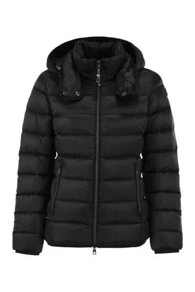 Cape Horn Stella - Quilted Hooded Down Jacket In Black