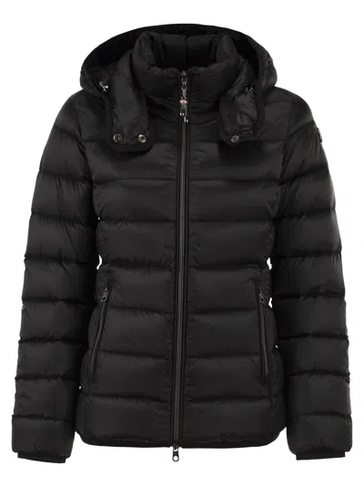 Cape Horn Stella Quilted Hooded Down Jacket In Black