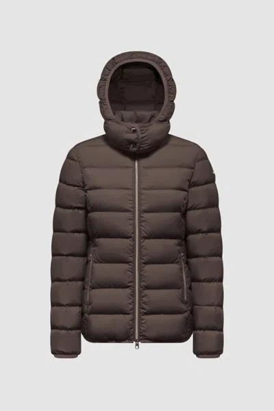 Cape Horn Stella Quilted Puffer Jacket With Feather Padding In Brown
