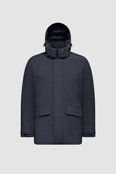 Cape Horn Varas Feather-padded Stretch Jacket In Prussian Blue