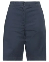 Cape Horn Woman Shorts & Bermuda Shorts Navy Size 8 Cotton, Elastane In Navy