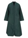 Cape Long Jacket In Green