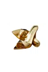 Cape Robbin Women's 24k Chic Slide Sandals In Golden In Gold