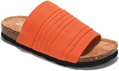 Cape Robbin Women's Calida Sandal In Orange