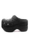 Cape Robbin Women's Gardener Platform Clogs In Black In Black