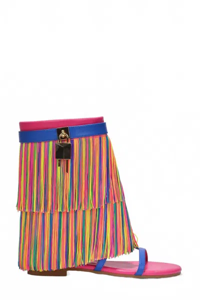 Cape Robbin Women's Sultry Vomira Sandals In Multi