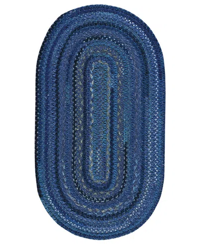 Capel Bayview 0036 2'3"x9' Oval Runner Area Rug In Midnight