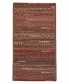 Capel Bayview 0036 2'3"x9' Runner Area Rug In Cinnabar