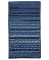 Capel Bayview 0036 2'x8' Runner Area Rug In Midnight