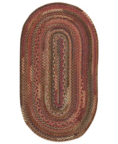 Capel Bayview 0036 2'x8' Oval Runner Area Rug In Cinnabar