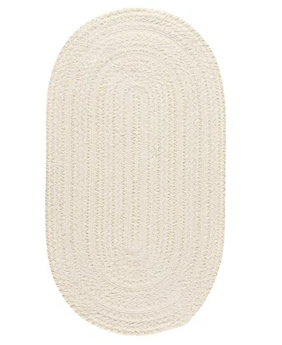 Capel Bayview 0036 2'x8' Oval Runner Area Rug In Ivory,gray