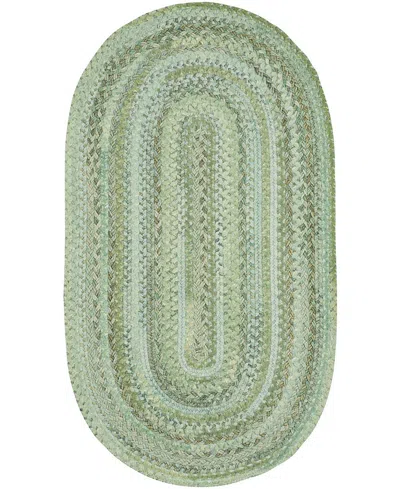 Capel Bayview 0036 2'x8' Oval Runner Area Rug In Sage