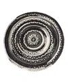 Capel Bayview 0036 9'6x9'6 Round Area Rug In Black