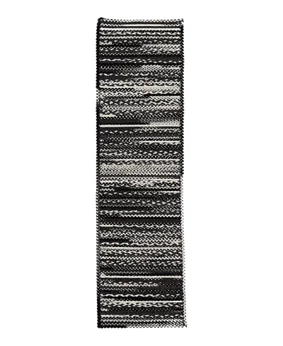 Capel Bayview 0036 Runner Area Rug 2'3x9'0 In Black