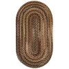 Capel Inc. Bangor Concentric Braided Oval Rugs In Sand