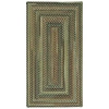 Capel Inc. Bangor Concentric Braided Rectangular Rugs In Green