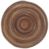 Capel Inc. Bangor Concentric Braided Round Rugs In Red