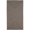 Capel Inc. Candor Concentric Braided Rectangular Rugs In Brown