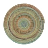 Capel Inc. Capel American Traditions Braided Wool 7'x7' Indoor Round Area Rug In Brown