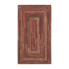 Capel Inc. Capel American Traditions Braided Wool Indoor Rectangular Area Rug In Red
