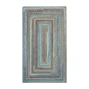 Capel Inc. Capel American Traditions Braided Wool Indoor Rectangular Runner In Blue