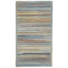 Capel Inc. Kill Devil Hill Cross Sewn Braided Rectangular Rugs In Blue