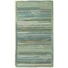 Capel Inc. Kill Devil Hill Cross Sewn Braided Rectangular Rugs In Green