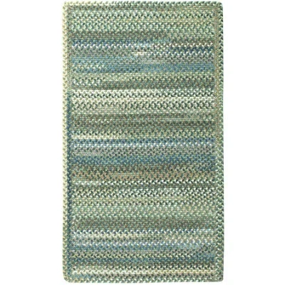 Capel Inc. Kill Devil Hill Cross Sewn Braided Rectangular Rugs In Green