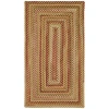 Capel Inc. Manchester Concentric Braided Rectangular Rugs In Yellow